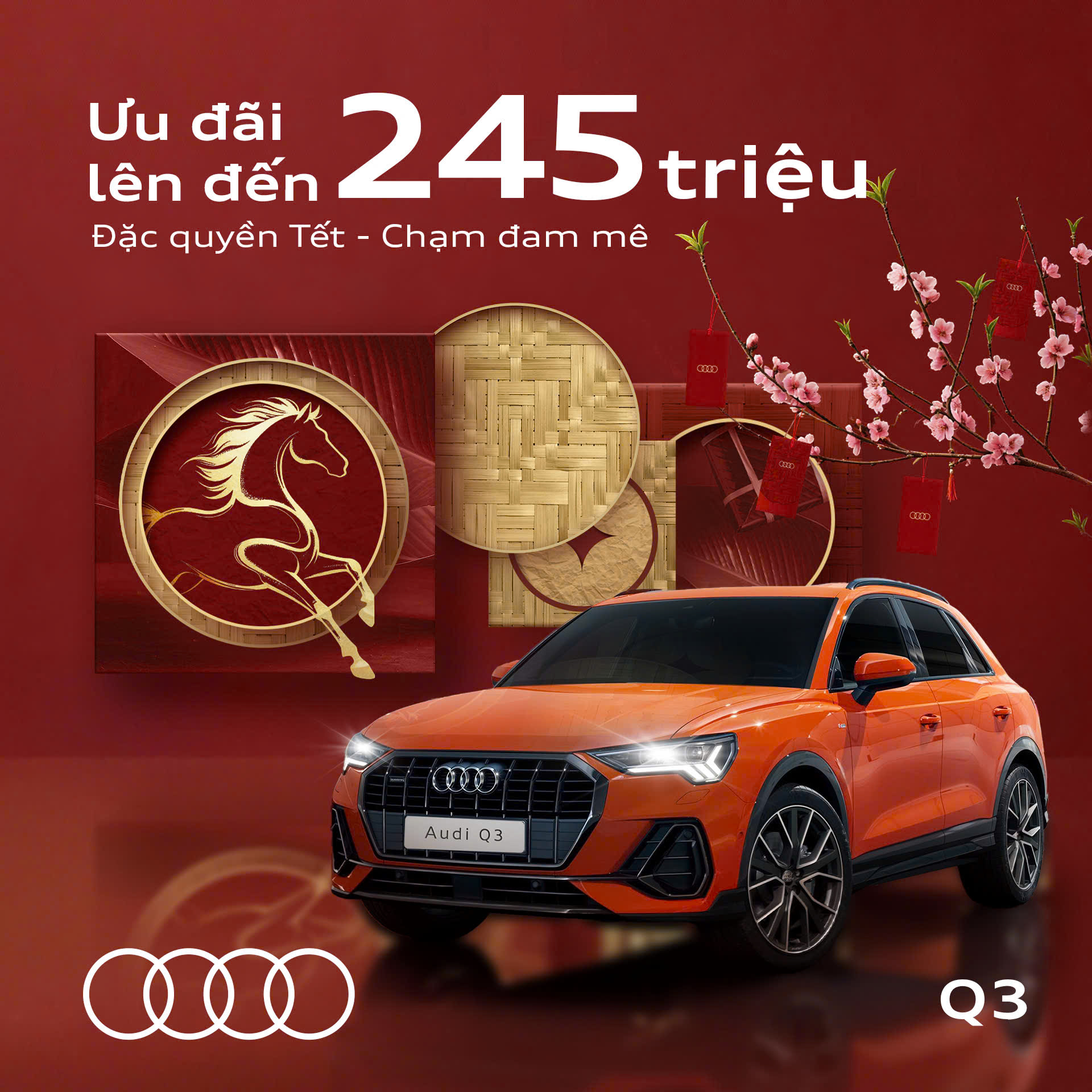 Ưu đãi Tết - Khuyến mãi xe Audi lên đến 245 triệu đồng