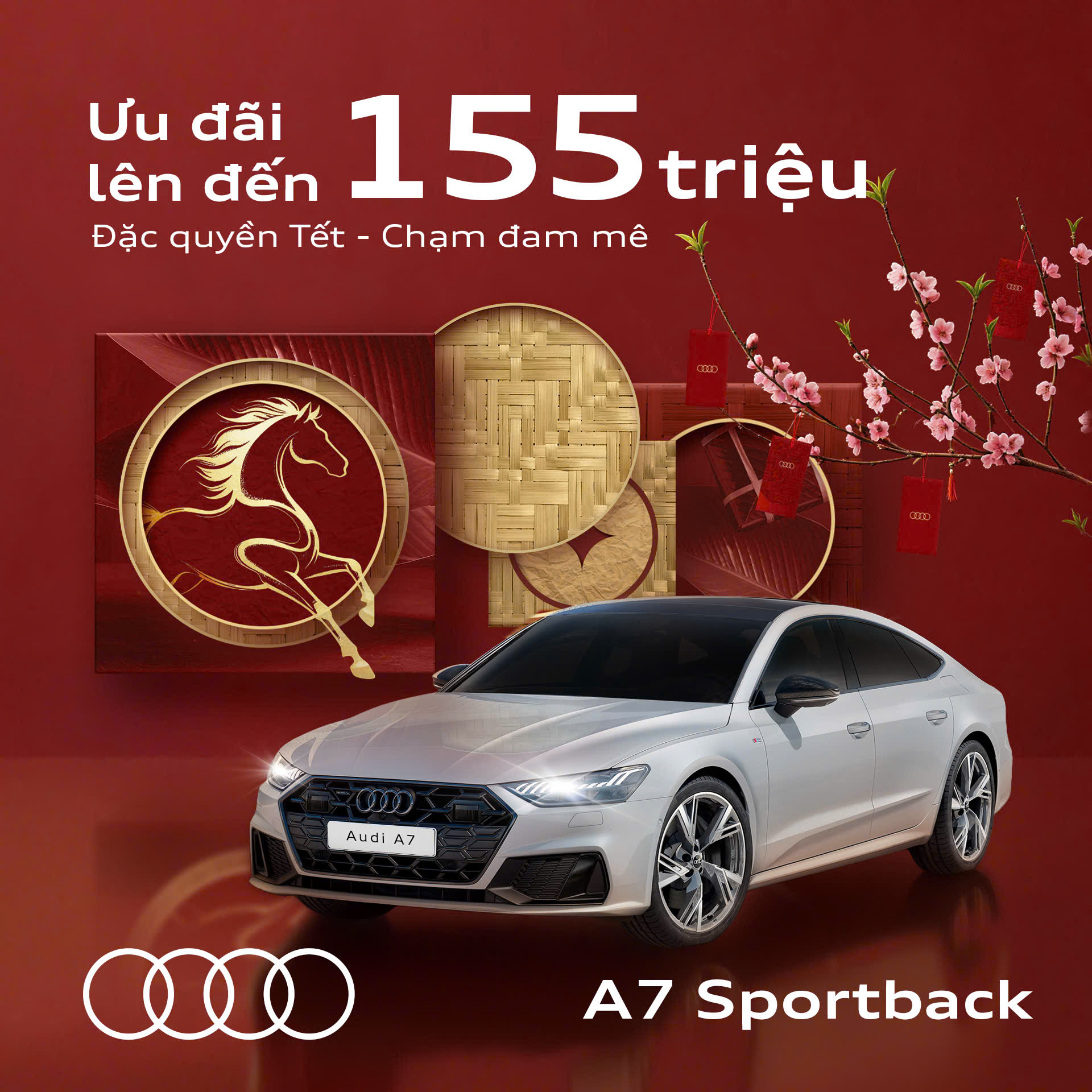 Ưu đãi Tết - Khuyến mãi xe Audi lên đến 245 triệu đồng